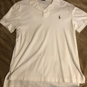 Ralph Lauren white polo shirt.